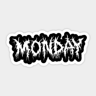 Black Monday Sticker